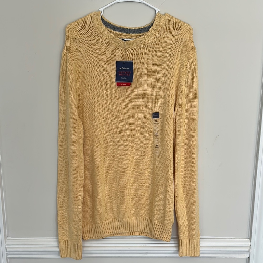 Croft & Barrow NWT Crewneck Sweater Men’s size medium